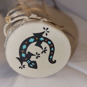New Mexico drum Christmas ornament